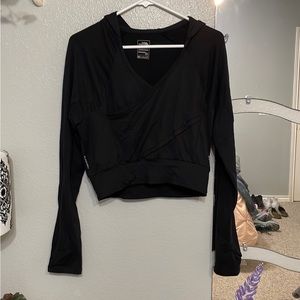 The North Face long sleeve crop workout sweater